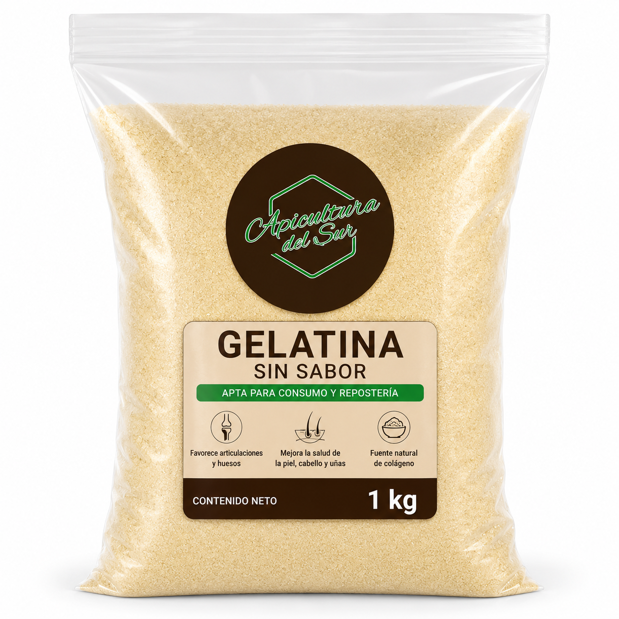 Gelatina Sin Sabor (Por 1 kg) - Imagen 2